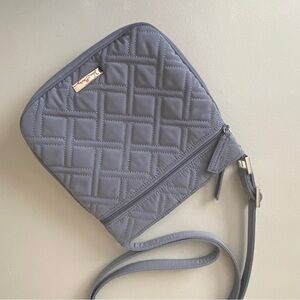 Vera Bradley Gray Quilted Crossbody Bag